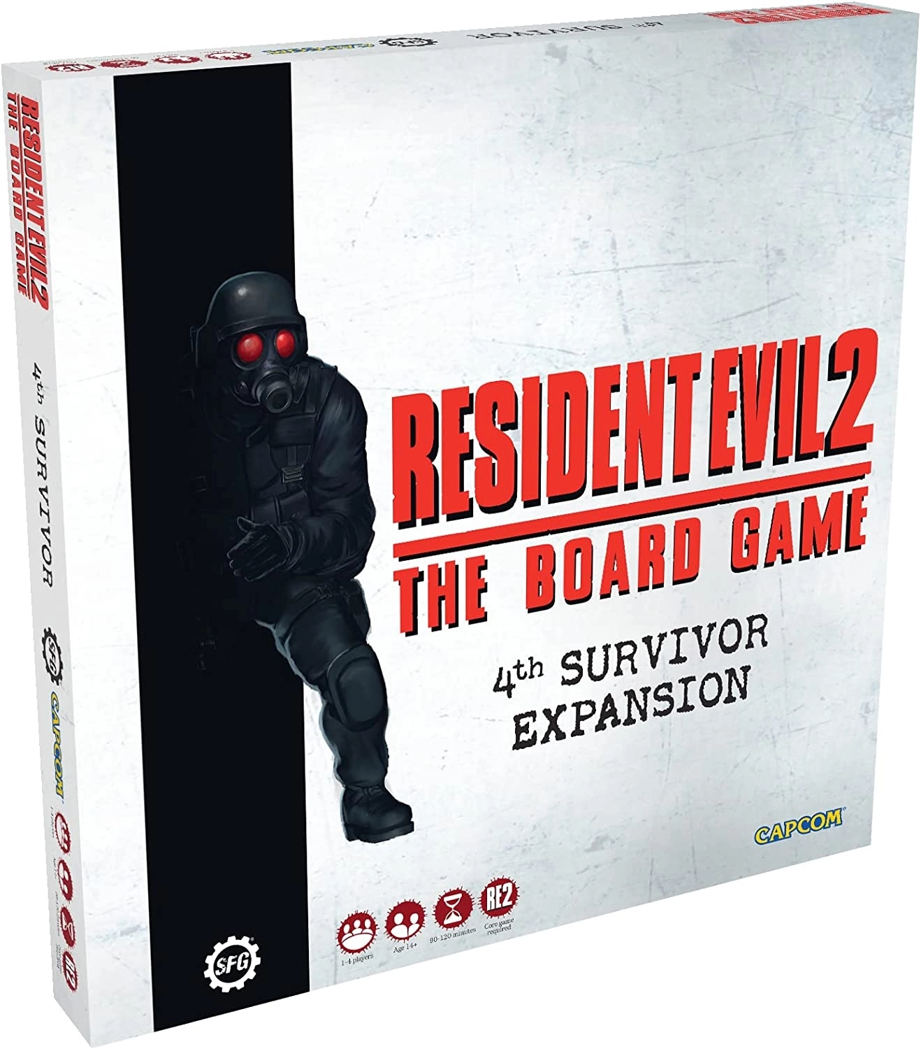 Настільна гра Оселя зла 2. Розширення 4-й Виживший (Resident Evil 2: The Board Game. 4th Survivor Expansion) (EN), бренду Steamforged Games Ltd., для 1-4 гравців, час гри > 60хв. - KUBIX
