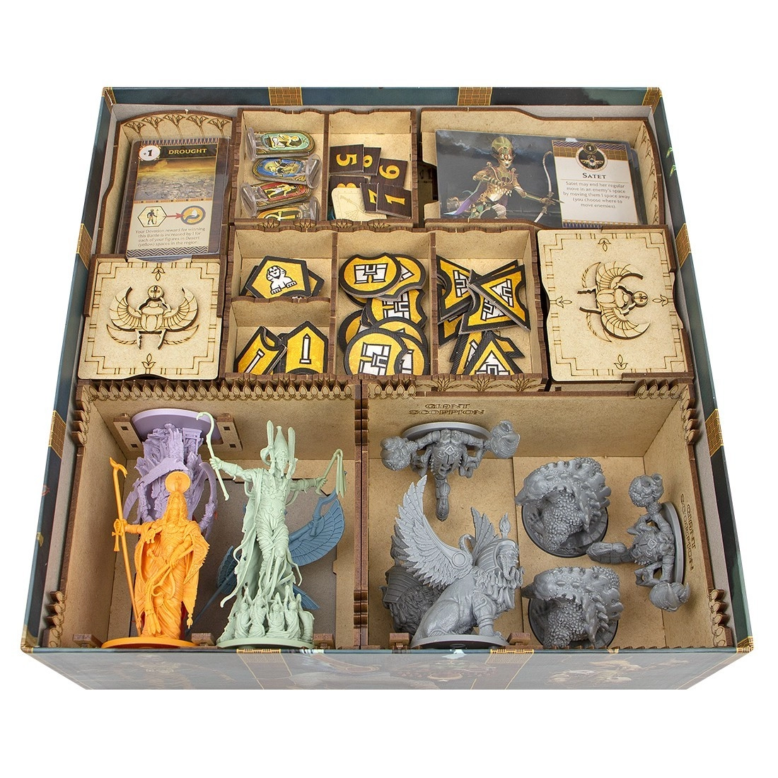 Органайзер для настольной игры Анкх: Боги Египта База (Organizer for boardgame Ankh: Gods of Egypt Basic), бренду Tower Rex - KUBIX