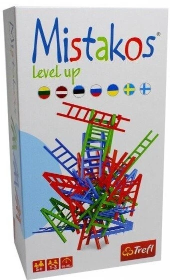 Настольная игра "Лестницы. Высший уровень (Mistakos Level Up)", бренду Trefl, для 1-6 гравців, час гри < 30мин. - KUBIX
