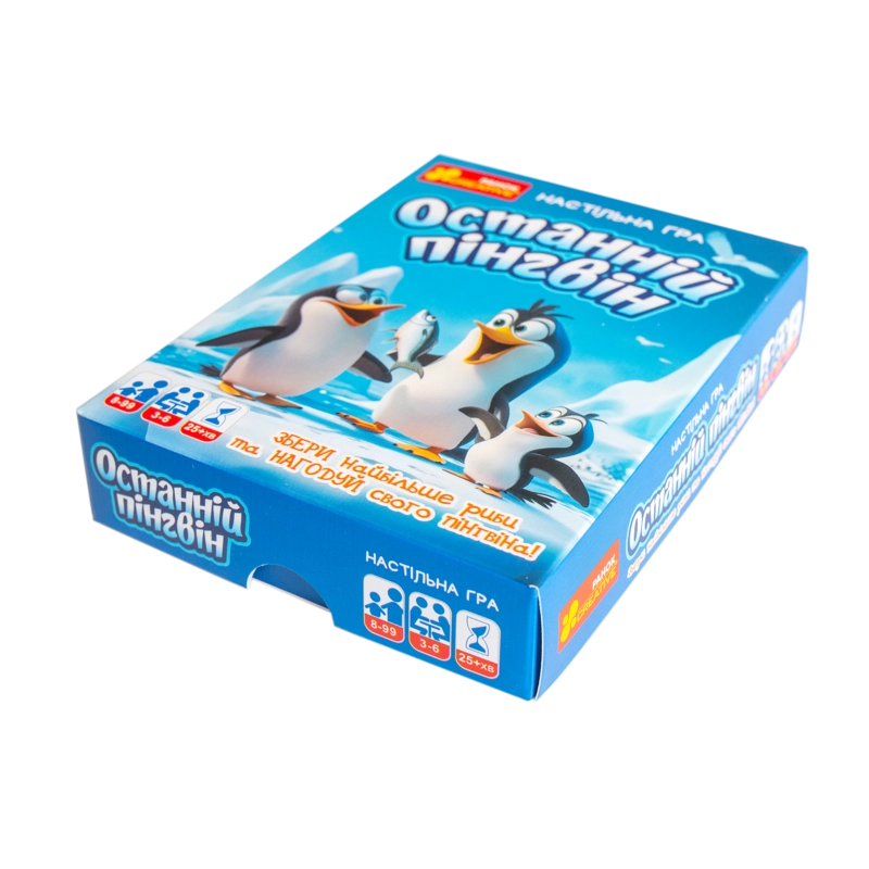 Настольная игра Последний пингвин, бренду Ранок - 9 - KUBIX 