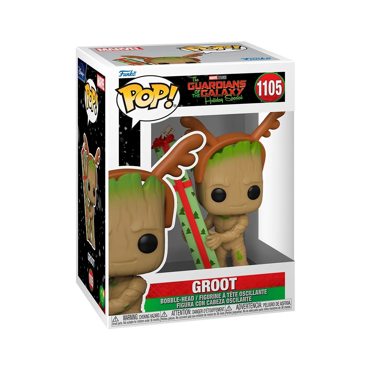 Игровая фигурка FUNKO POP! ГРУТ (Groot) The Guardians of the Galaxy #1105, бренду Funko - 4 - KUBIX 