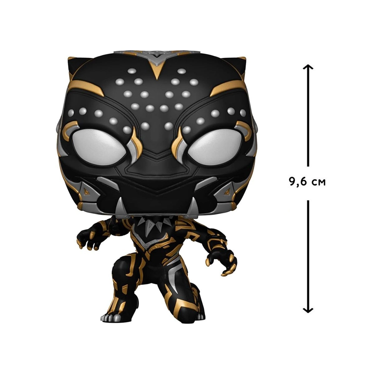 Игровая фигурка FUNKO POP! ЧЕРНАЯ ПАНТЕРА (Black Panther) Marvel. Wakanda Forever #1102, бренду Funko - 2 - KUBIX 