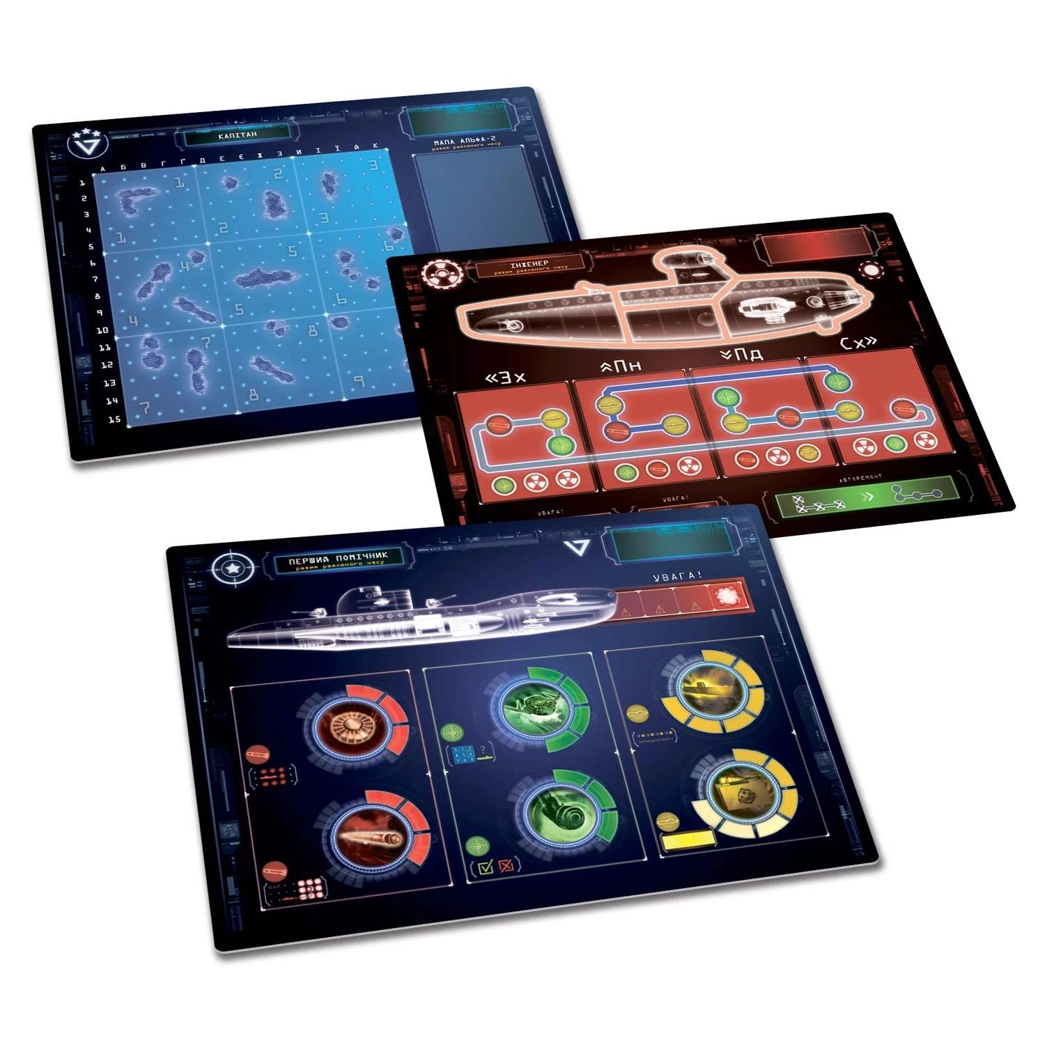 Настольная игра Капитан Сонар (Captain Sonar), бренду Woodcat, для 2-8 гравців, час гри < 60мин. - 2 - KUBIX 