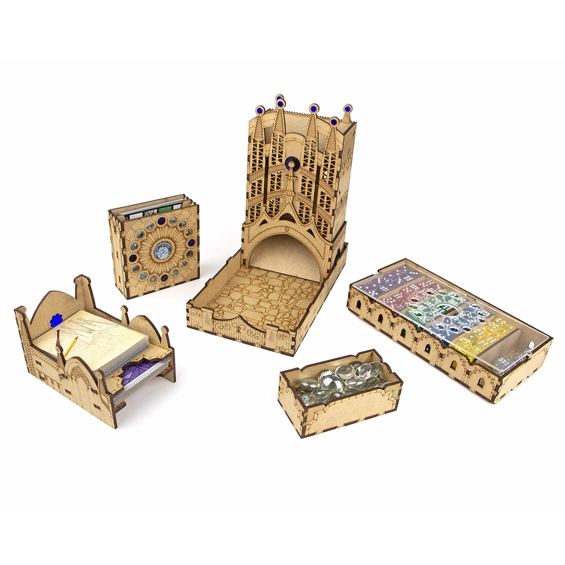 Органайзер для настільної гри Саграда (Organizer for boardgame Sagrada), бренду Tower Rex - 9 - KUBIX 
