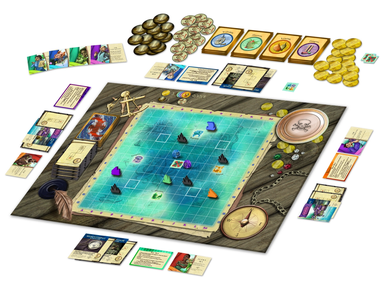 Настольная игра Sea of Plunder (Море пограбования) (EN), для 2-4 гравців, час гри < 30мин. - 6 - KUBIX 