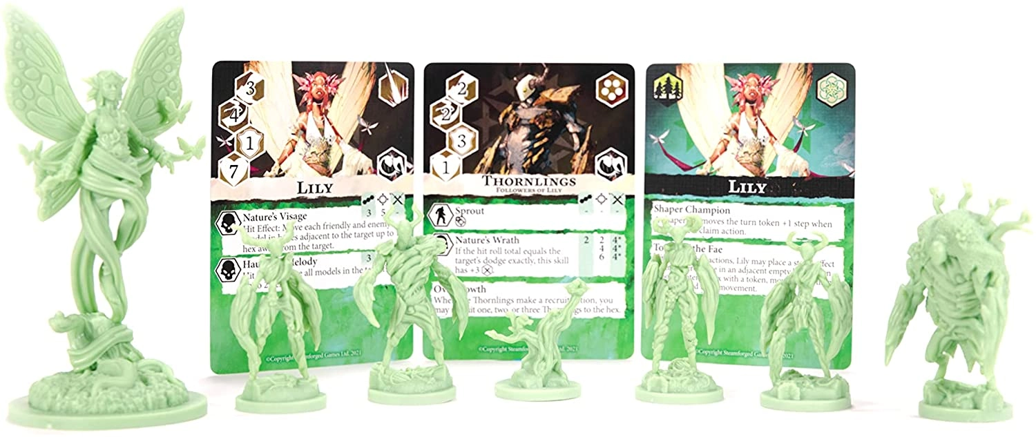 Godtear: Лілі, Терноспівець Лазурного лісу (Godtear: Lily, Thornsinger of the Azure Forest), бренду Steamforged Games Ltd. - 5 - KUBIX 