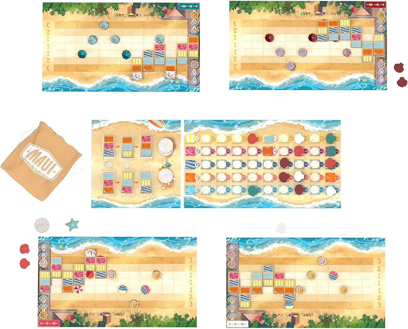 Настольная игра Мауи (Maui) (EN), бренду Next Move Games, для 2-4 гравців, час гри < 30мин. - 5 - KUBIX 