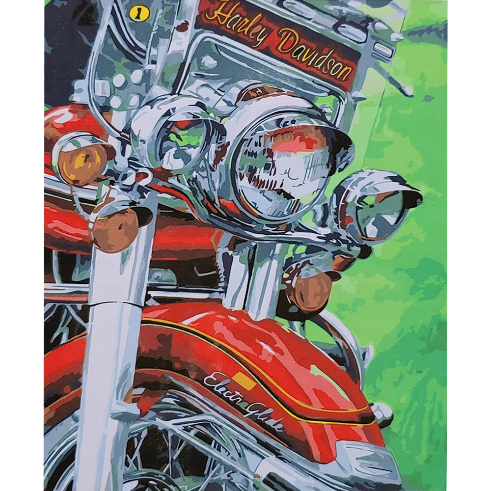 Картина за номерами Harley (40х50 см), бренду Strateg - KUBIX