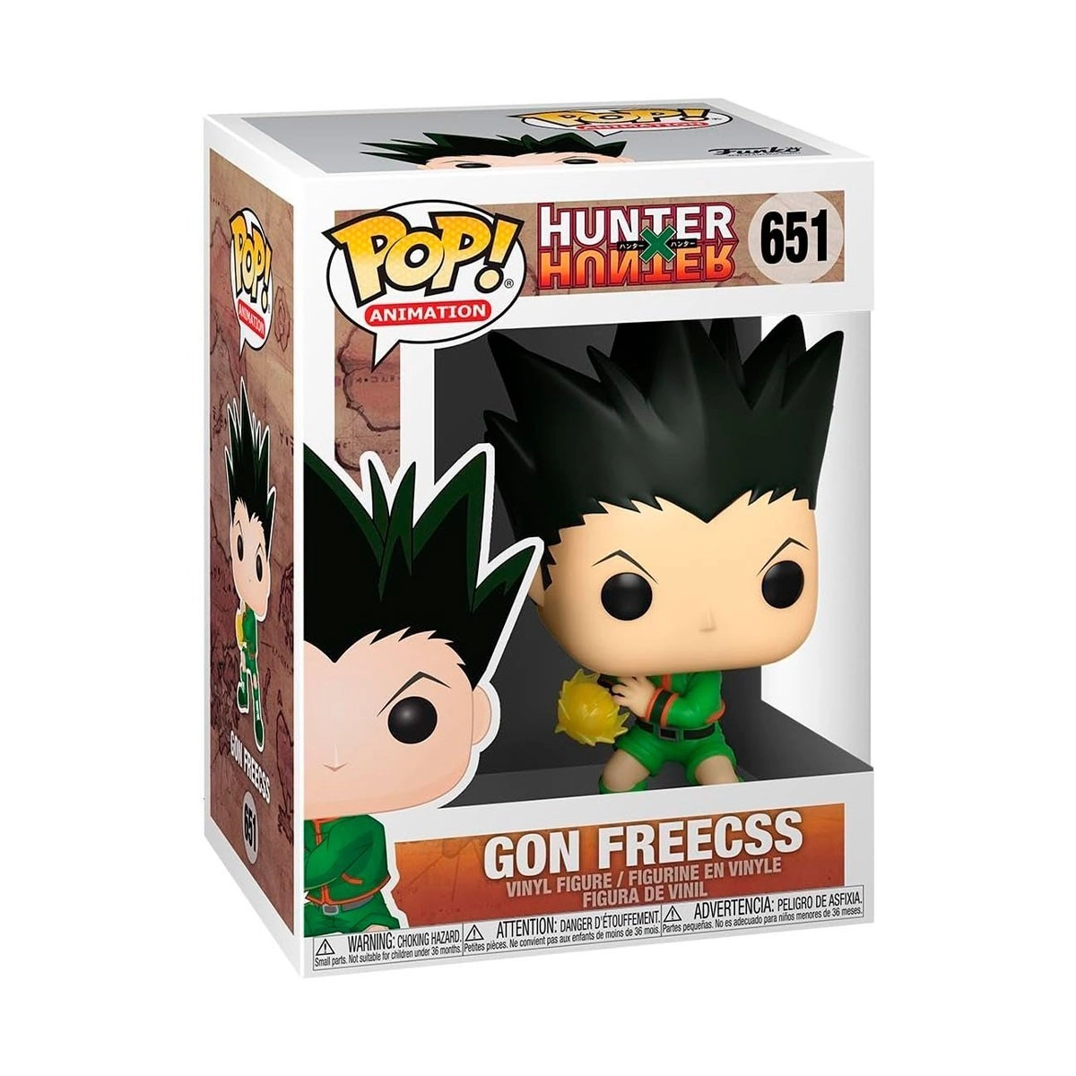 Игровая фигурка FUNKO POP! ГОН ФРИКСС (Gon Freecs) Hunter x Hunter: #651, бренду Funko - 4 - KUBIX 