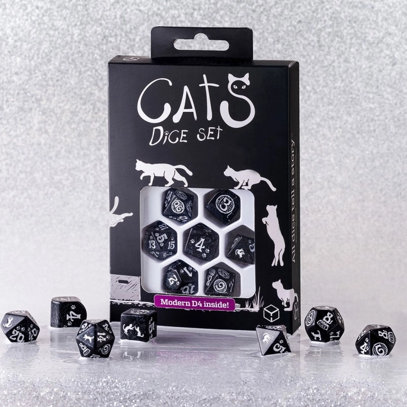 Набор кубиков Cats Modern Dice Set: Waffle - 2 - KUBIX 