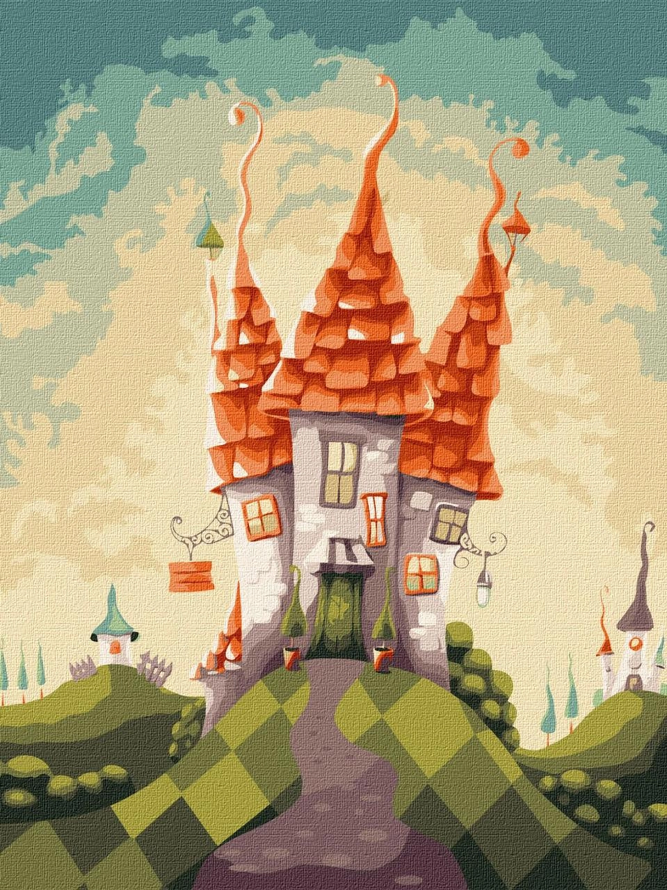 Картина по номерам Сказочная хижина (30х40 см), бренду Идейка - KUBIX