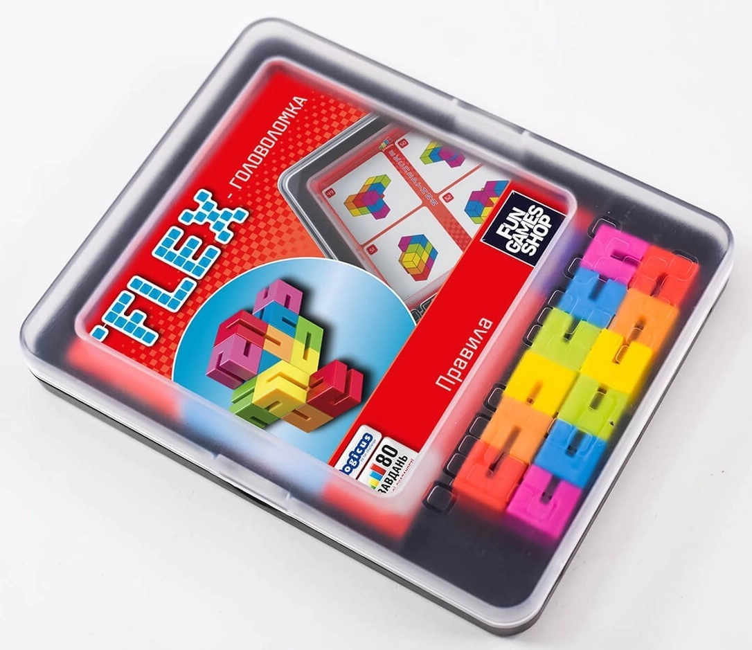 Настольная игра FLEX–головоломка, бренду Fun Games Shop, для 1-4 гравців - 5 - KUBIX 