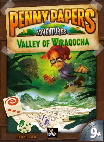 Настольная игра Пэнни Пеперс: Долина Виракоча (Penny Papers Adventures: Valley of Wiraqocha), бренду Sit Down!, для 1-12 гравців, час гри < 30мин. - KUBIX