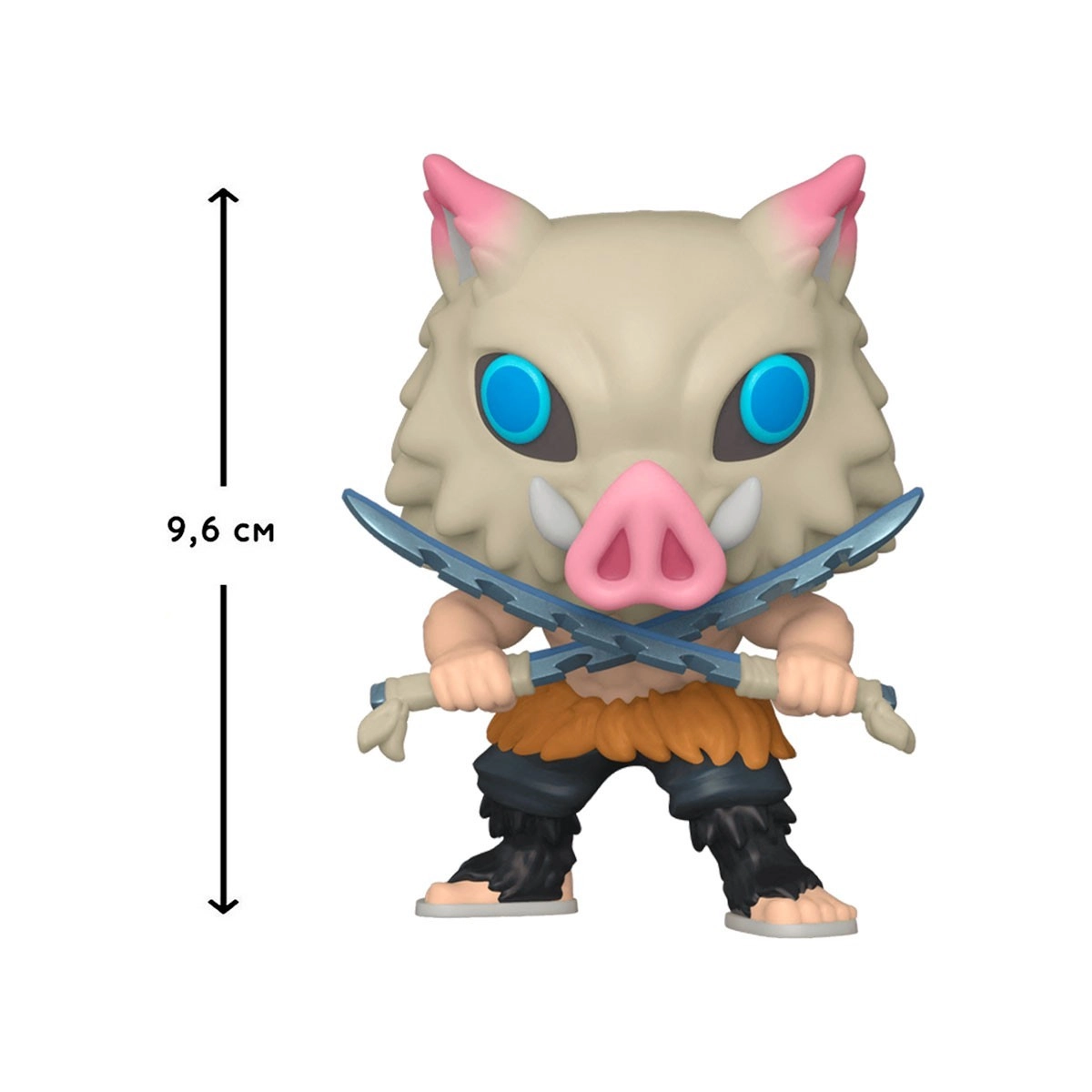 Ігрова фігурка FUNKO POP! ІНОСКЕ ХАШІБІРА З МЕЧЕМ (Inosuke Hashibira) Demon Slayer: #870, бренду Funko - 3 - KUBIX 