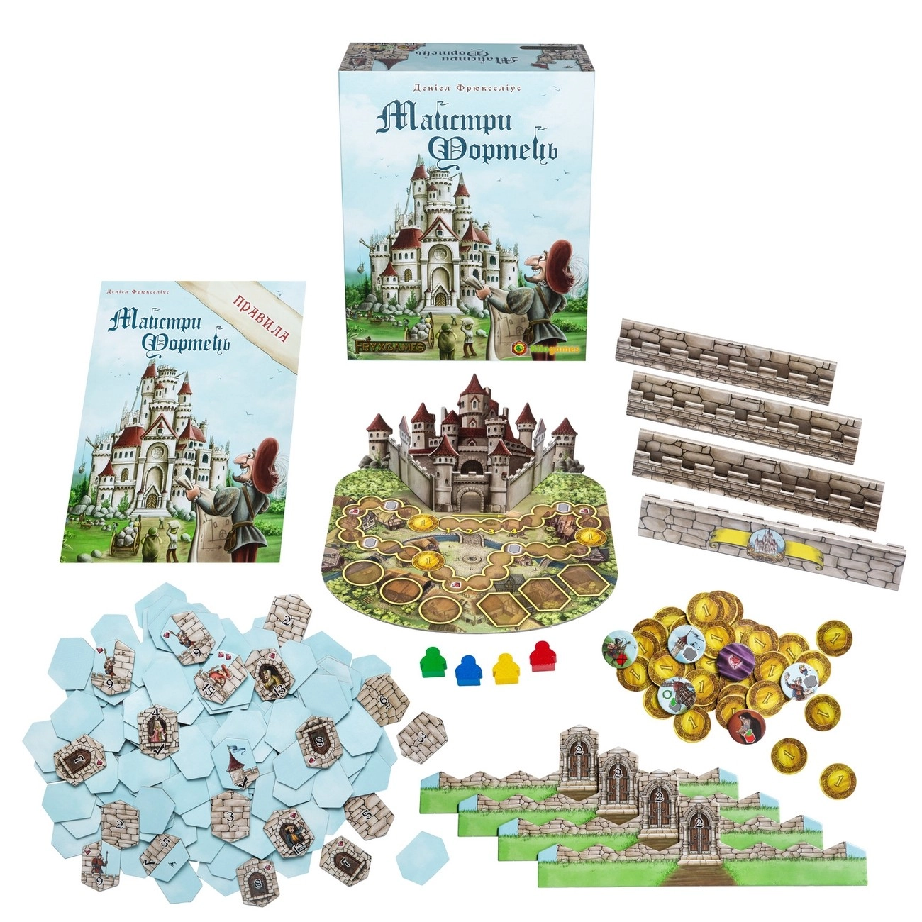 Настольная игра Мастера Крепостей (Castle Builder), бренду Kilogames, для 2-4 гравців, час гри < 60мин. - 11 - KUBIX 