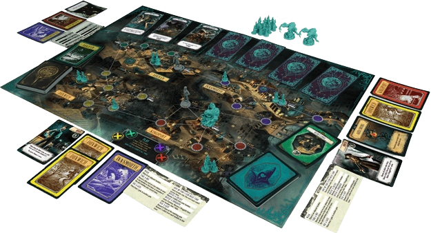 Настольная игра Pandemic: Reign of Cthulhu (Пандемия Правление Ктулху) (EN), для 2-4 гравців, час гри < 60мин. - 3 - KUBIX