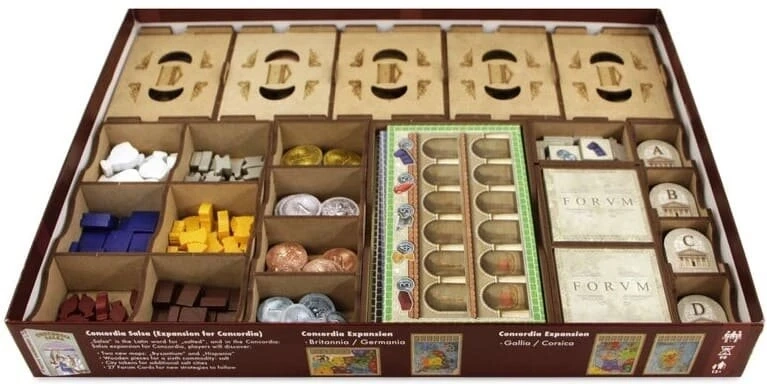 Органайзер для настільної гри Конкордія (Organizer for boardgame Concordia), бренду Tower Rex - KUBIX