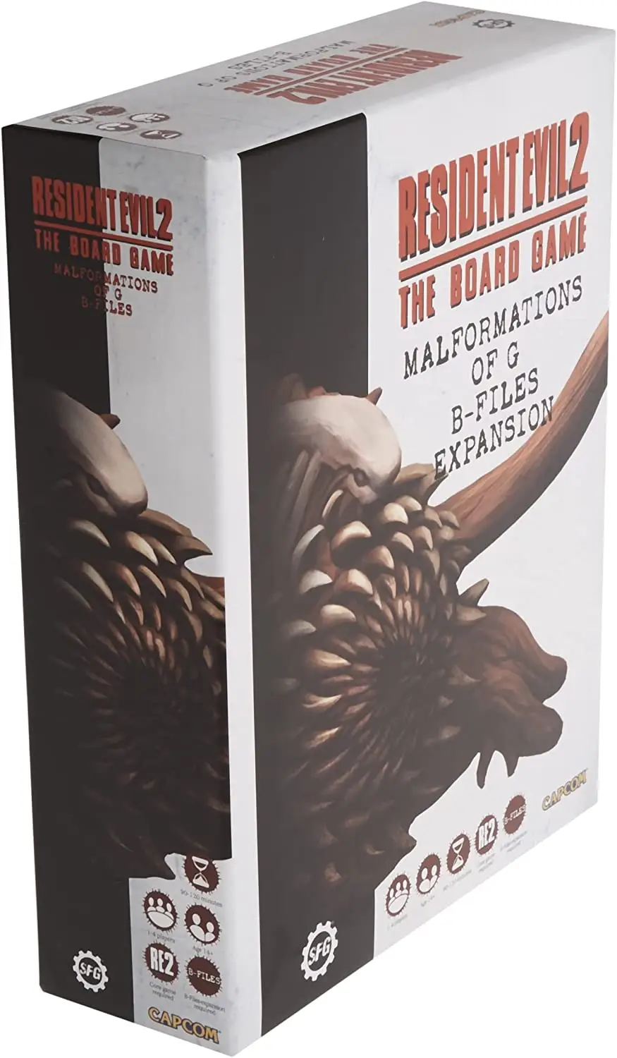 Настільна гра Оселя Зла 2. Розширення Malformations of G B-Files (Resident Evil 2: The Board Game. Malformations of G B-Files Expansion) (EN), бренду Steamforged Games Ltd., для 1-4 гравців, час гри > 60хв. - KUBIX