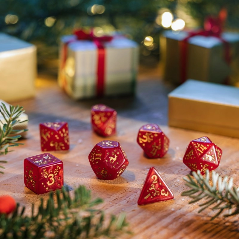 Набір кубиків Christmas Dice Set - 3 - KUBIX 