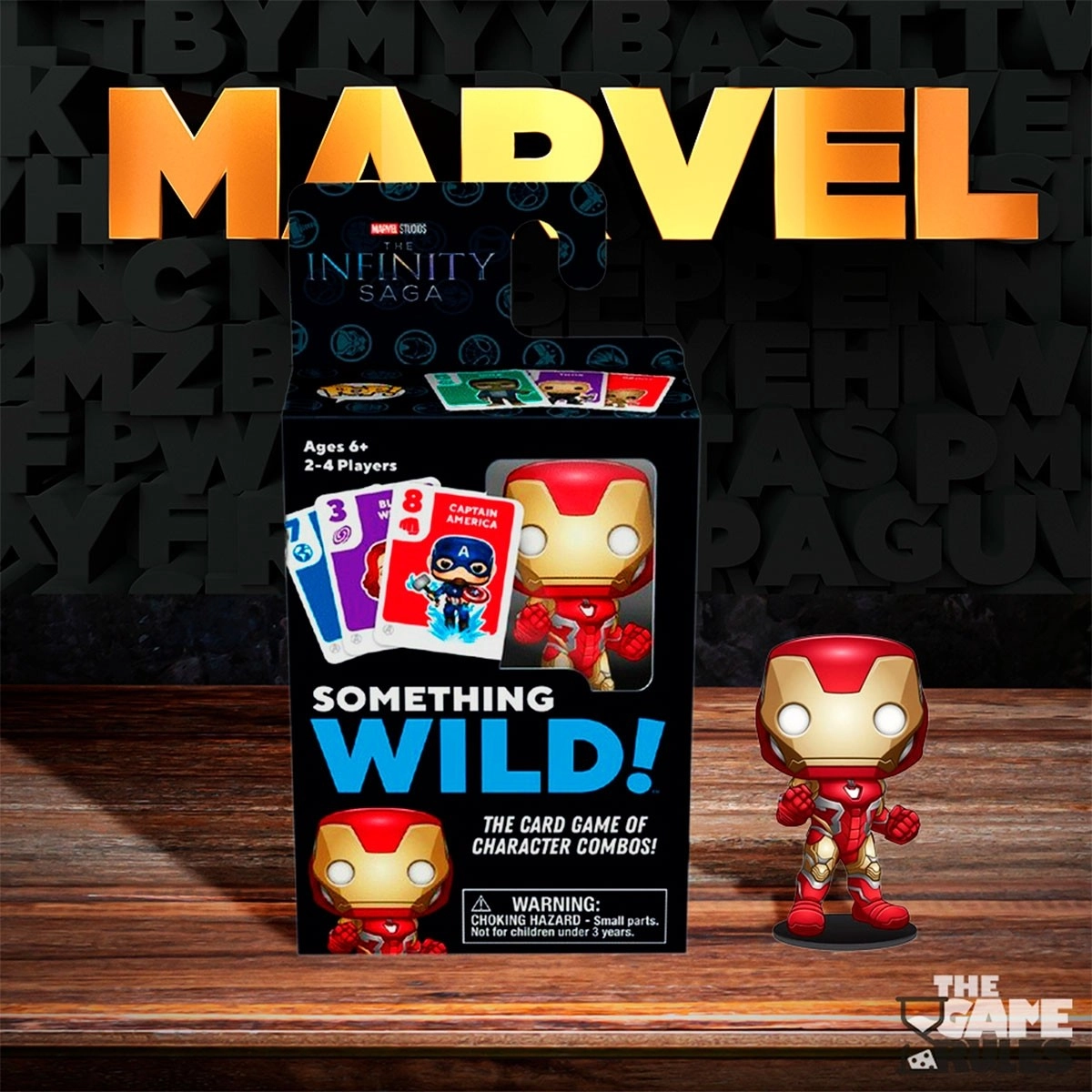 Настільна гра Funko Something Wild: Marvel Infinity Saga. Iron Man (Залізна людина), бренду Funko, для 2-4 гравців, час гри < 30мин. - 4 - KUBIX 