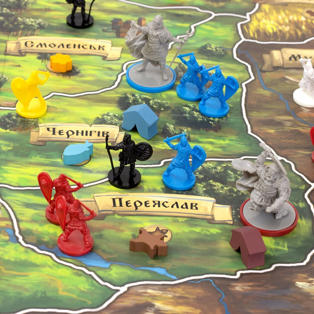 Настольная игра Rurik: Боротьба за Киев (Rurik: Dawn of Kiev), бренду Игромаг, для 1-4 гравців, час гри < 60мин. - 4 - KUBIX 