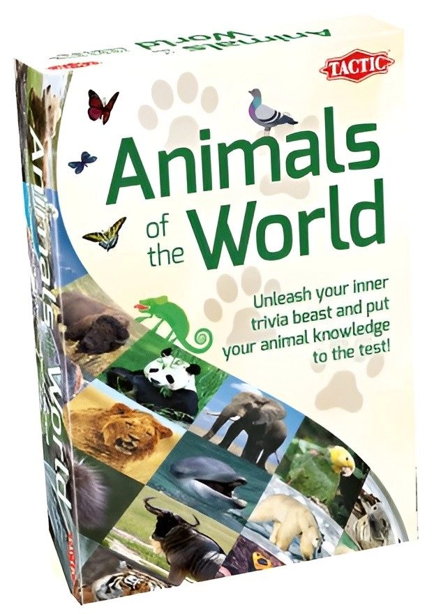 Настольная игра Животные мира (Animals of the World), бренду Tactic, для 2-6 гравців, час гри < 30мин. - KUBIX