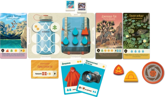 Настільна гра Парки (Parks 2nd Edition), бренду Games 7Days, для 1-5 гравців, час гри < 30хв. - 3 - KUBIX