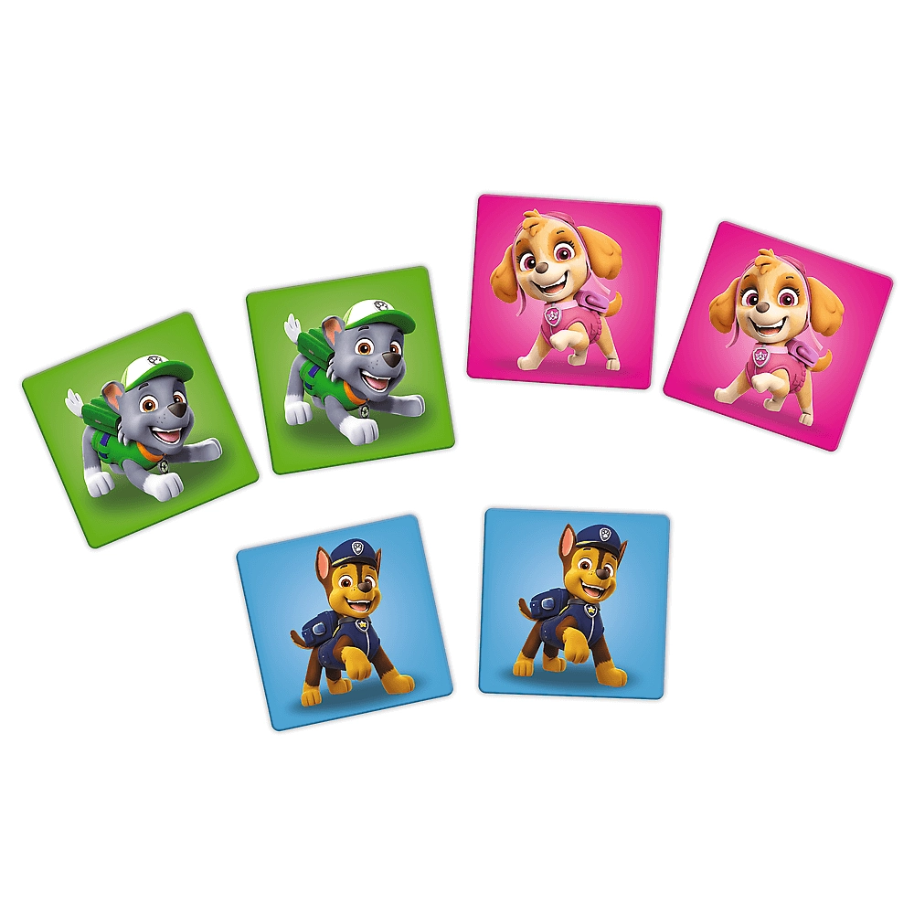 Настільна гра Мемос MAXI Щенячий патруль (Memos Maxi Paw Patrol), бренду Trefl, для 1-2 гравців - 3 - KUBIX 