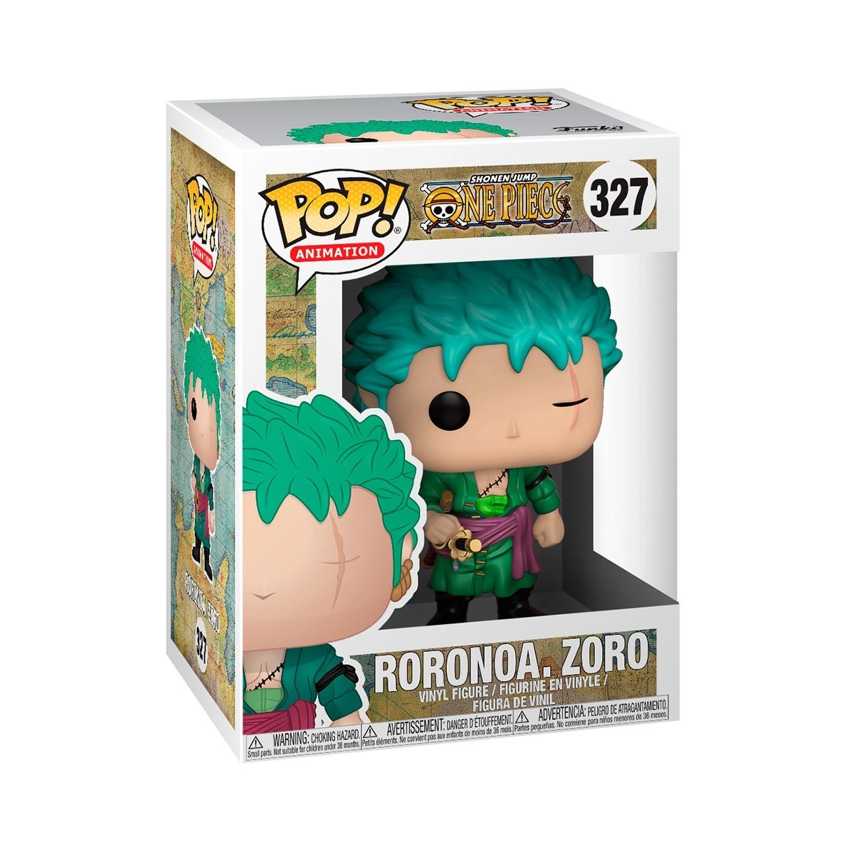 Ігрова фігурка FUNKO POP! ЗОРО (Roronoa Zoro) One Piece: #327, бренду Funko - 2 - KUBIX 