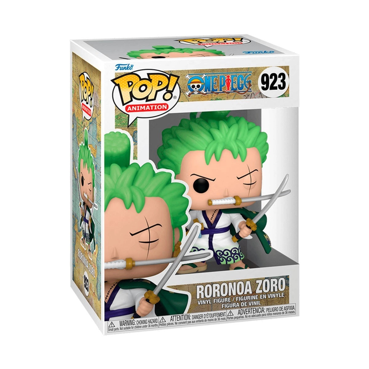 Ігрова фігурка FUNKO POP! РОРОНОА ЗОРО (Roronoa Zoro) Pop One Piece: #923, бренду Funko - 2 - KUBIX 