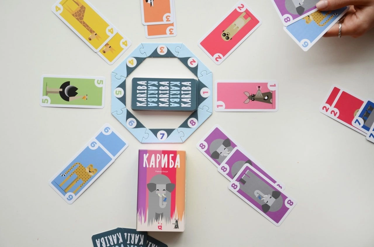 Настольная игра Кариба (Kariba), бренду Pakufuda, для 2-4 гравців, час гри < 30мин. - 8 - KUBIX 