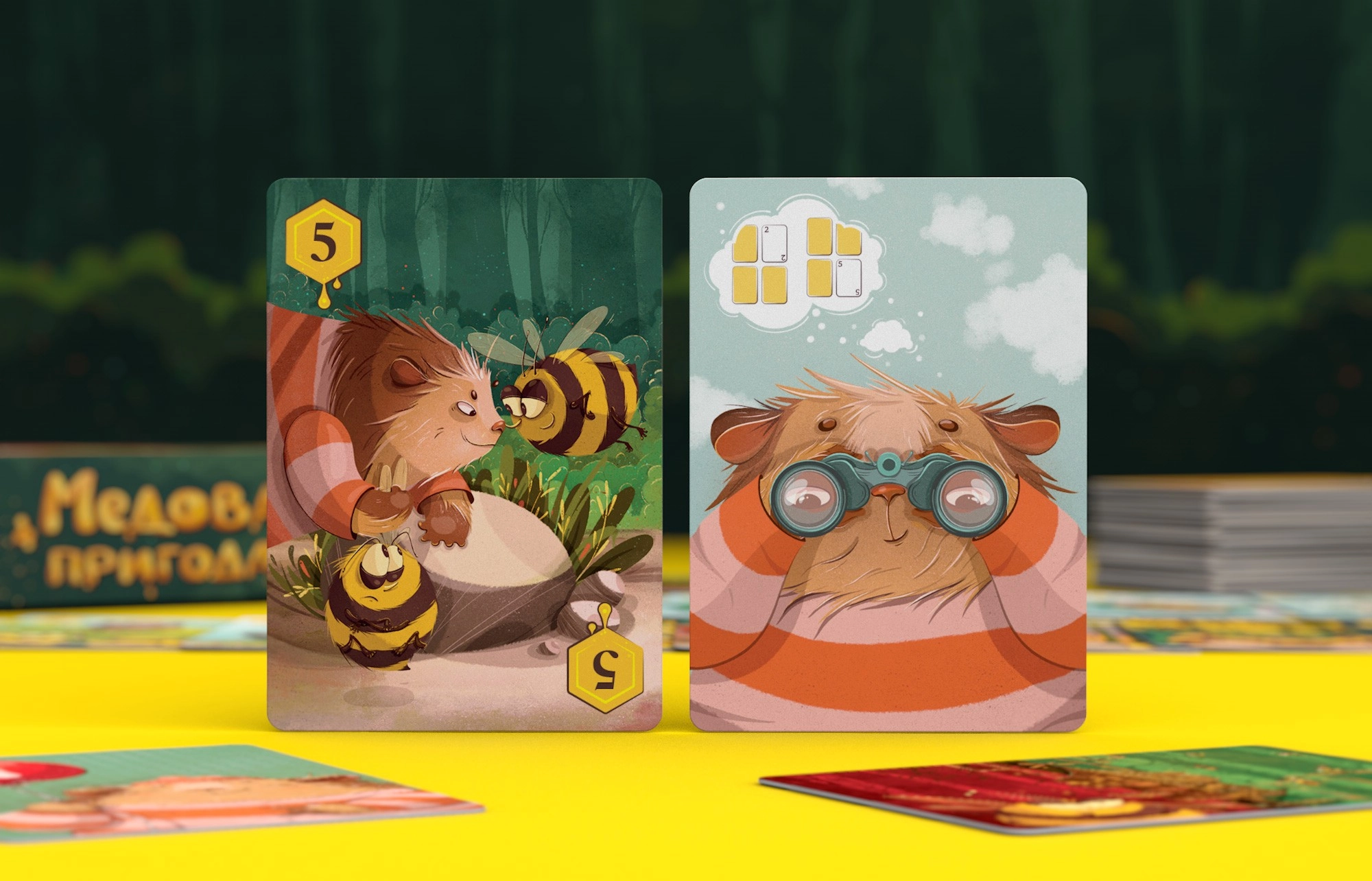 Настольная игра Медовая приключение (Honey adventure), бренду Geekach Games, для 2-6 гравців, час гри < 30мин. - 5 - KUBIX 
