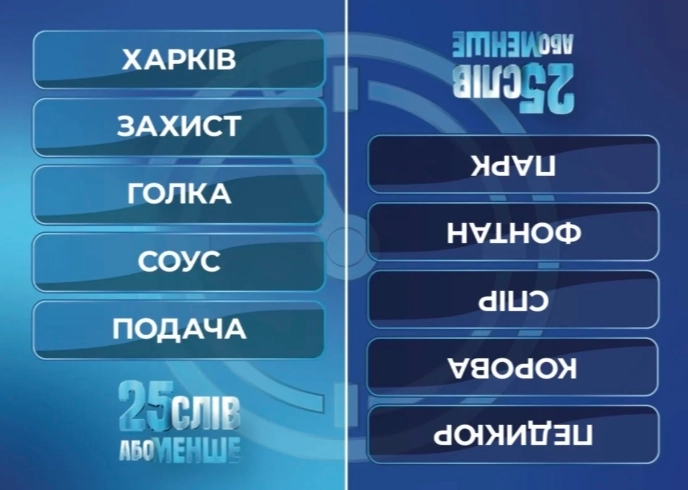 Настольная игра 25 слов или меньше, бренду Gamesly, для 4-12 гравців, час гри < 30мин. - 2 - KUBIX 