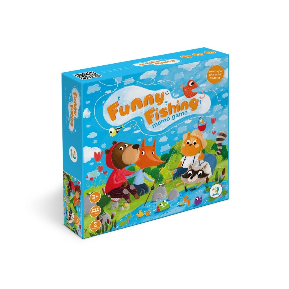 Настольная игра Funny fishing, бренду DODO TOYS, для 1-4 гравців - KUBIX