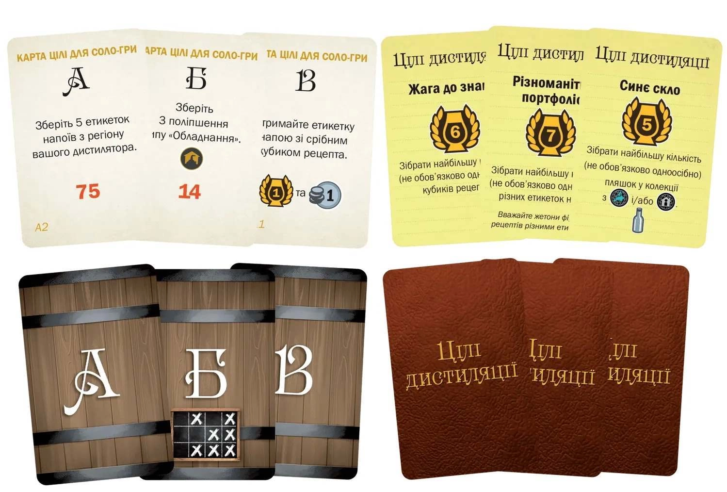 Настільна гра Distilled. Таємниці напоїв (Distilled), бренду Geekach Games, для 1-5 гравців, час гри < 30хв. - 4 - KUBIX 