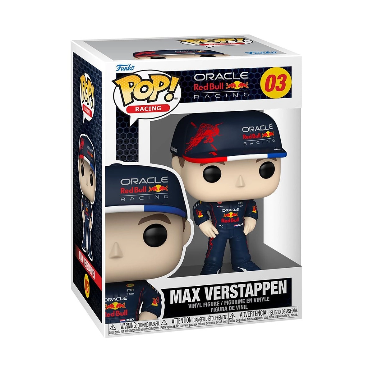 Ігрова фігурка FUNKO POP! МАКС ФЕРСТАППЕН (Max Verstappen) Oracle: #03, бренду Funko - 2 - KUBIX 