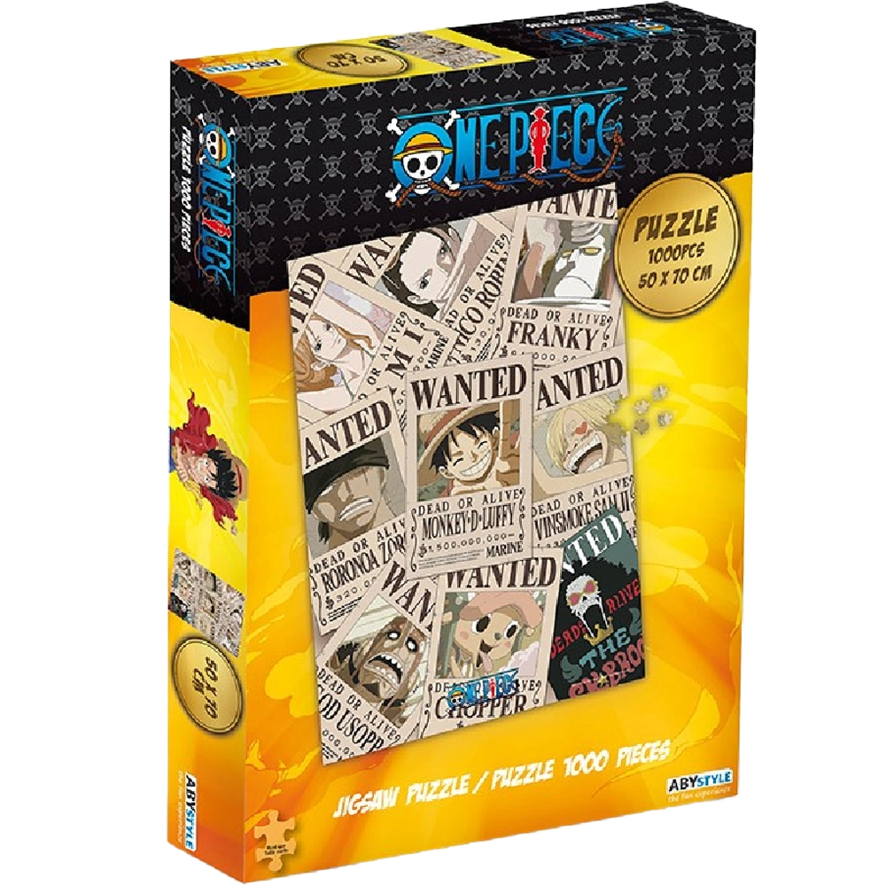 Пазл ONE PIECE Wanted (ван пис) (1000 шт.) - KUBIX