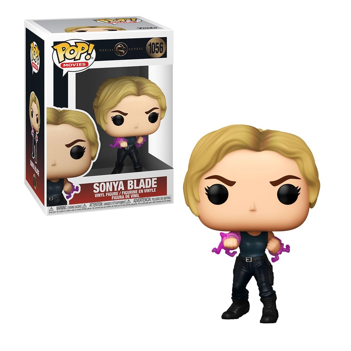 Игровая фигурка FUNKO POP! СОНИ БЛЕЙД (Sonya Blade) Mortal Combat #1056, бренду Funko - 2 - KUBIX 