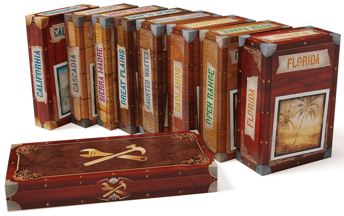 Настільна гра Квиток на Потяг: Легенди Заходу (Ticket to Ride: Legends of the West) (EN) , бренду Days of Wonder, для 2-5 гравців, час гри < 30хв. - 7 - KUBIX 