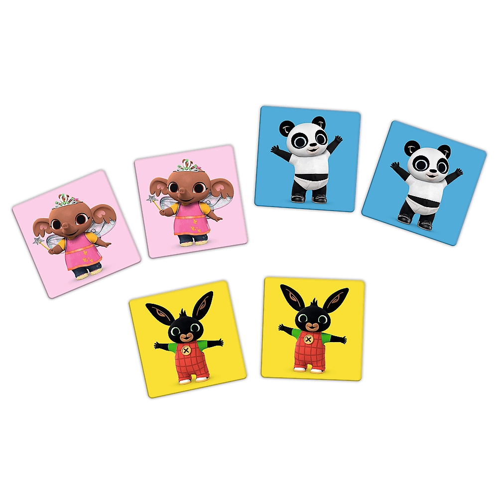 Настольная игра Мемос MAXI Бинг (Memos Maxi Bing), бренду Trefl, для 1-4 гравців, час гри < 30мин. - 4 - KUBIX 