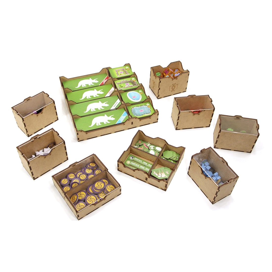 Органайзер для настільної гри Острів Динозаврів (Organizer for boardgame Dinosaur Island), бренду Rozum - 4 - KUBIX 
