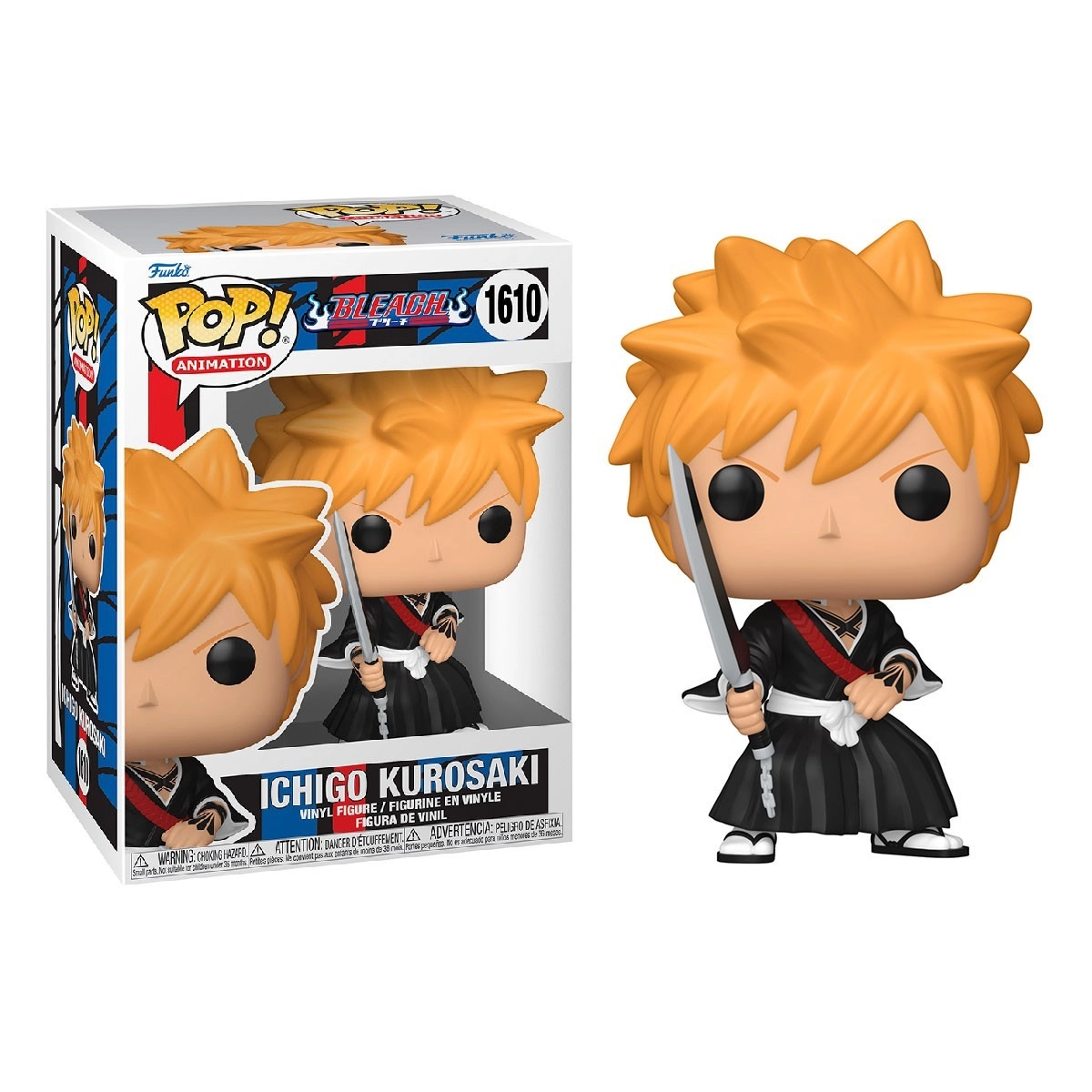 Ігрова фігурка FUNKO POP! ІЧІҐО (Ichigo Kurosaki) Bleach: #1610, бренду Funko - 2 - KUBIX 