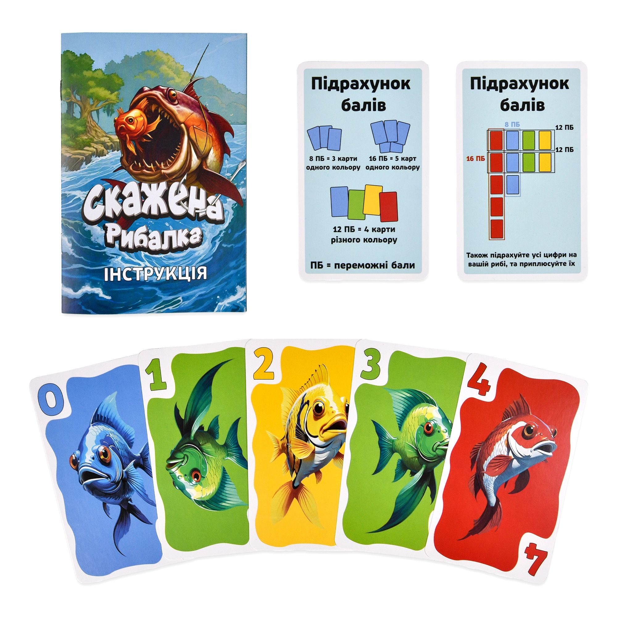 Настольная игра Бешеная рыбалка, бренду Strateg, для 2-4 гравців - 3 - KUBIX 