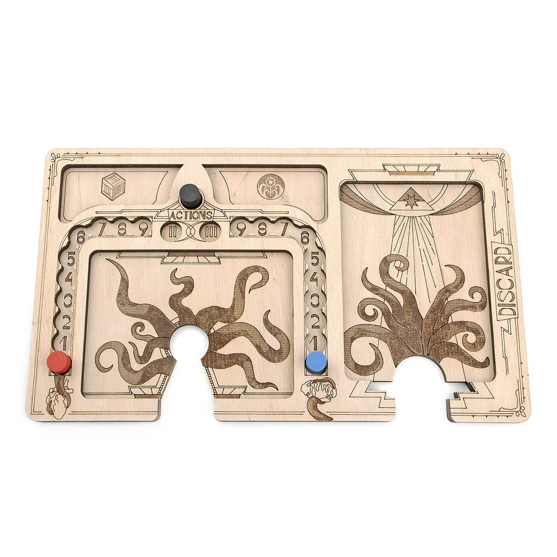 Игронайзер Планы игроков для игры Ужас Аркхэма: Карточная игра (Arkham Horror LCG Playerboards igronizer), бренду Tower Rex - 3 - KUBIX 