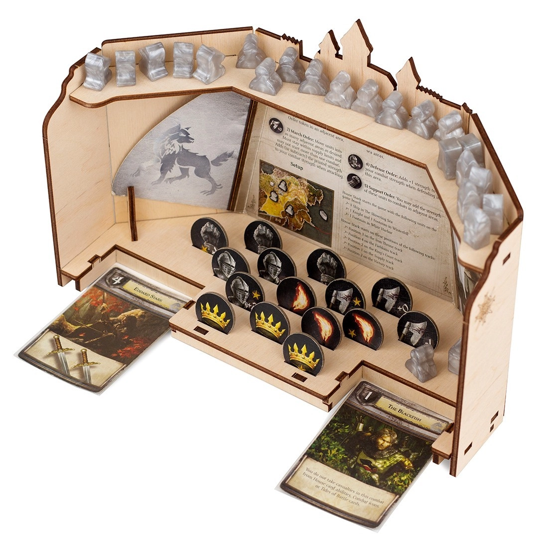 Ширмы для дополнения Game of Thrones Second Edition. Матерь драконов (2 шт.), бренду Tower Rex - 5 - KUBIX 
