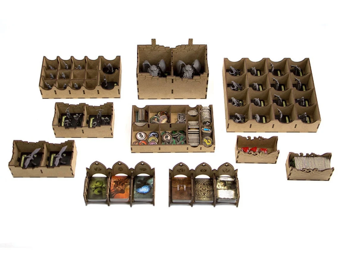 Органайзер для настольной игры Убежище Безумия (Organizer for boardgame Mansions of Madness), бренду Tower Rex - 2 - KUBIX 