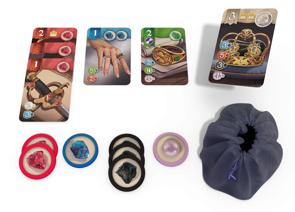 Настільна гра Розкіш. Дуель (Splendor Duel) (EN), бренду Asmodee, для 2-2 гравців, час гри < 30хв. - 5 - KUBIX 