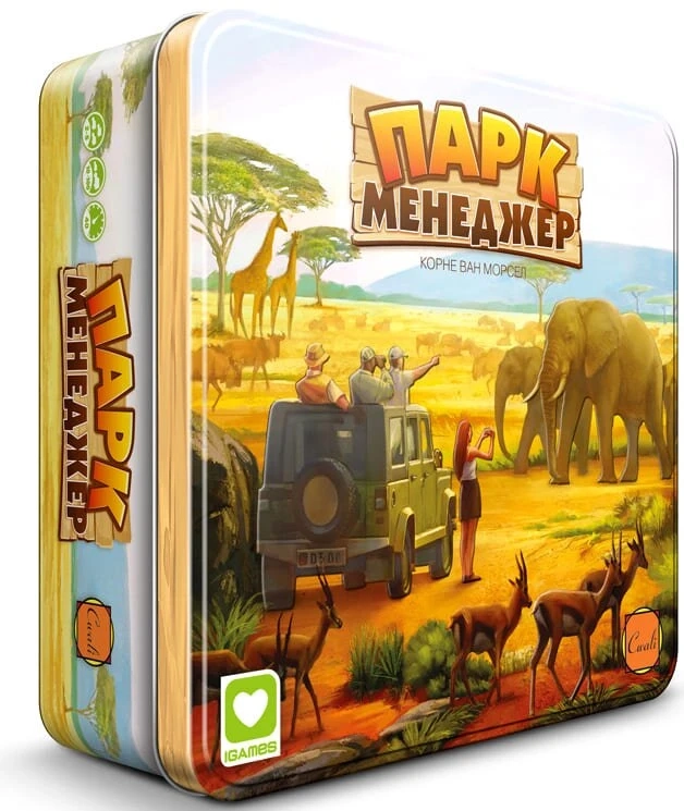 Настільна гра Парк Менеджер (Habitats), бренду IGAMES, для 1-5 гравців, час гри < 30хв. - KUBIX