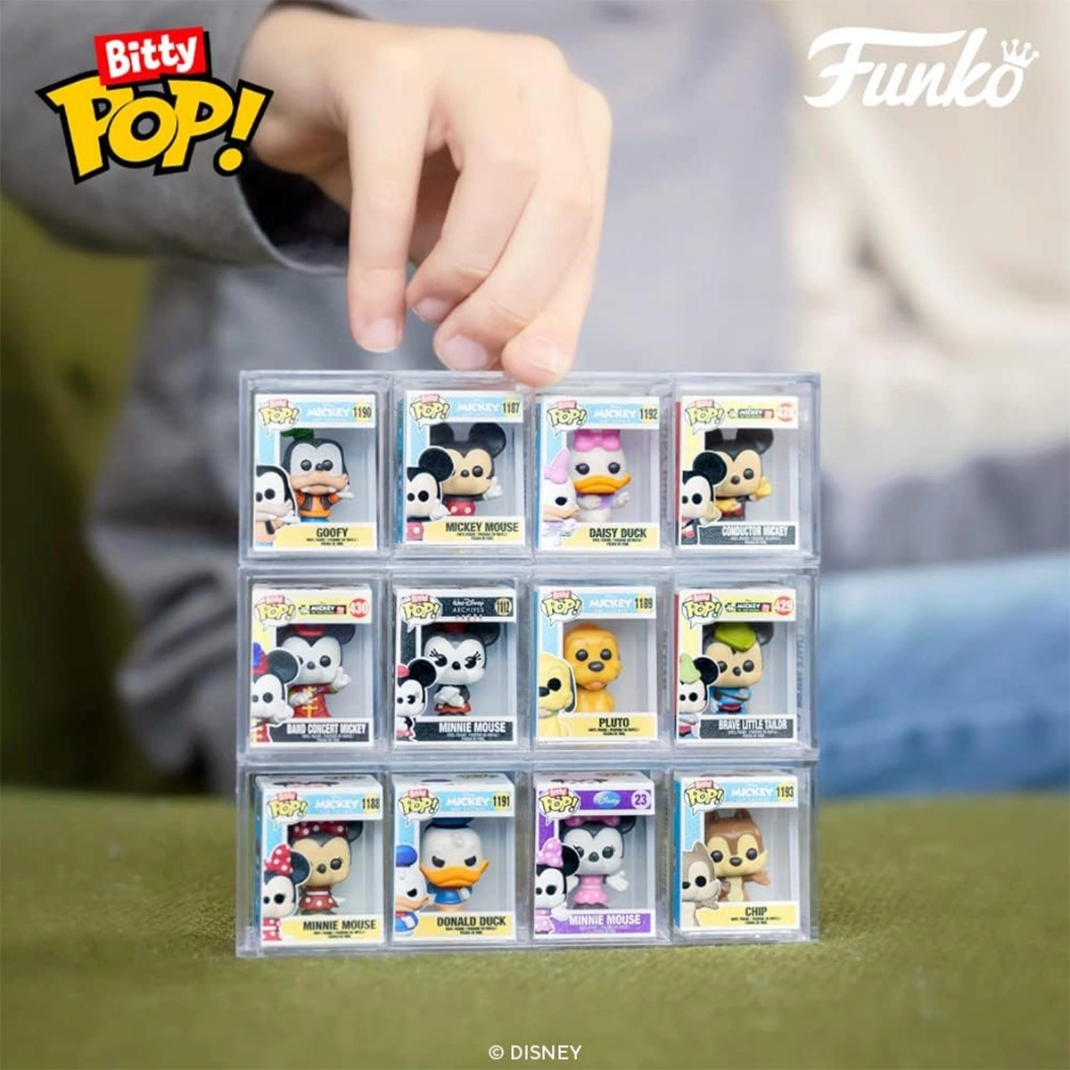 Набор фигурок BITTY POP! серии ДИСНЕЙ (4 фигурки), бренду Funko - 5 - KUBIX 