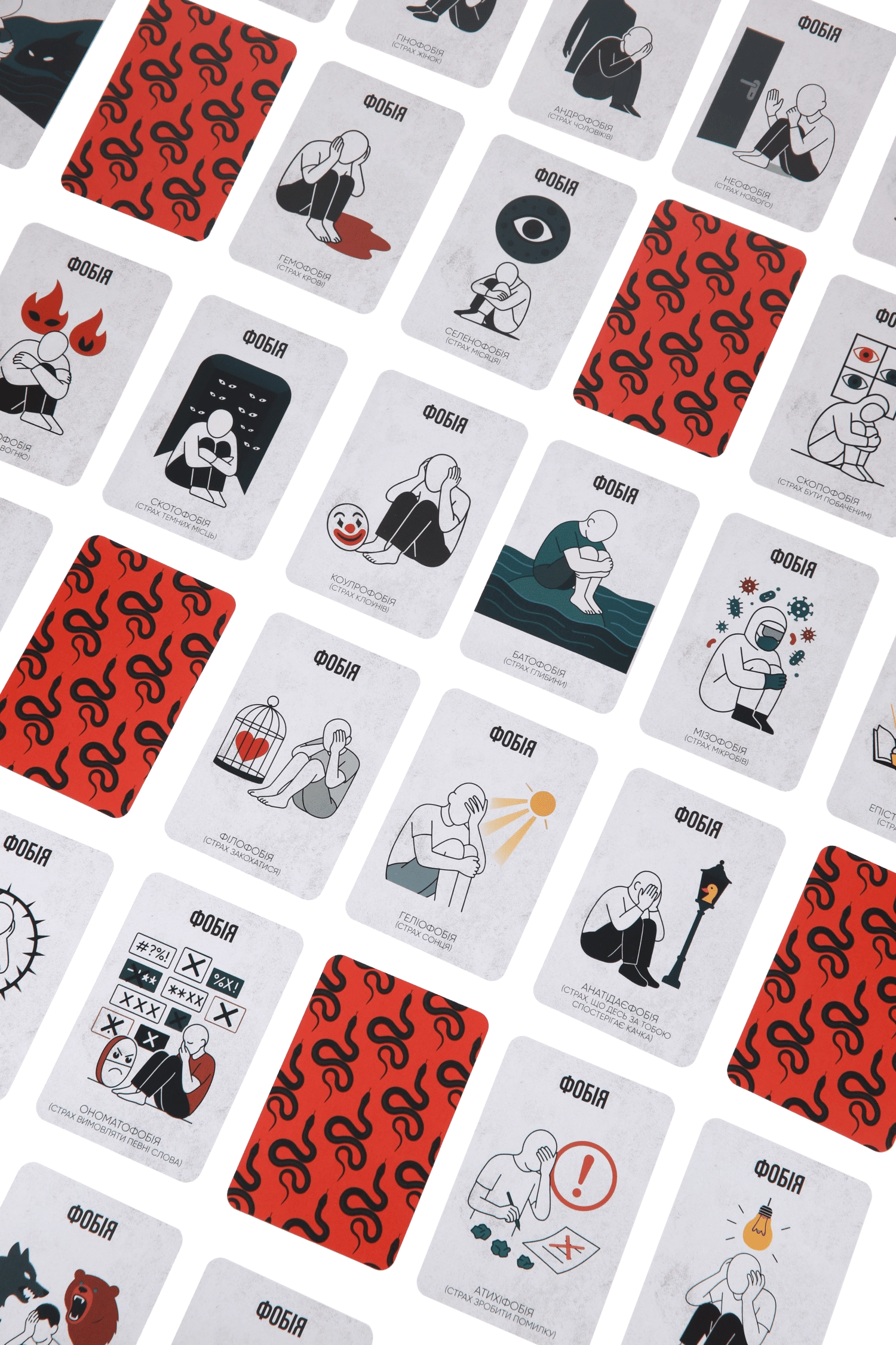 Настольная игра Избранные: Фобии (Chosen: Phobies), для 2-12 гравців, час гри < 30мин. - 2 - KUBIX 
